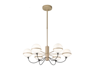 GIRO - LED glass chandelier by Metal Lux - view 2